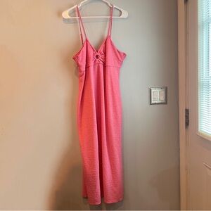pink summer dress